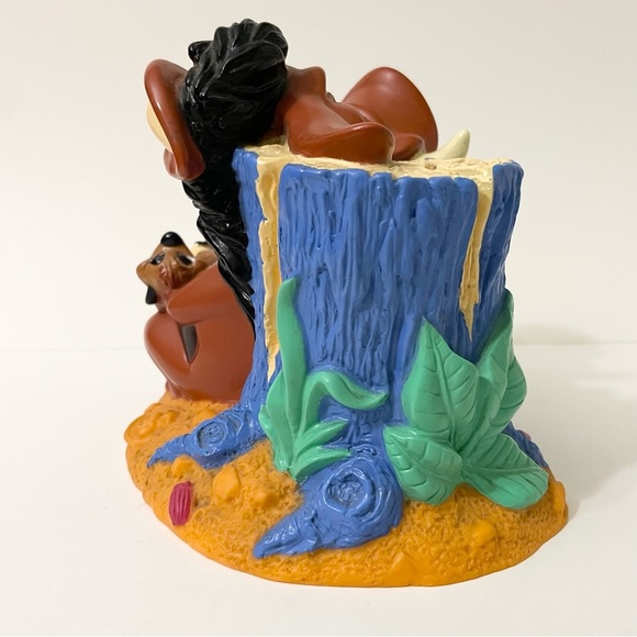 Vintage Disney The Lion King Timon & Pumba Plastic Coin Bank - Picture 4 of 16